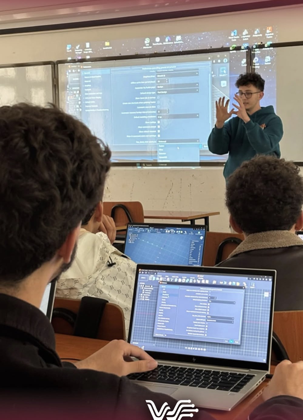 Wavez Club members at a club workshop